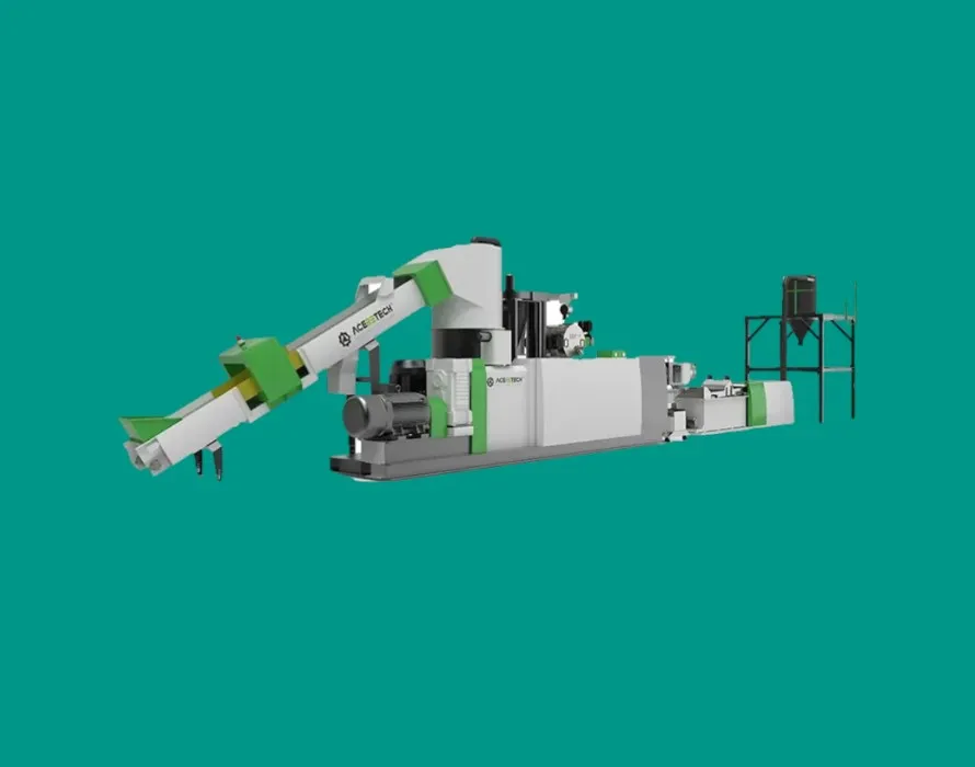 Cutter Compacting Recycling Pelletizing Line